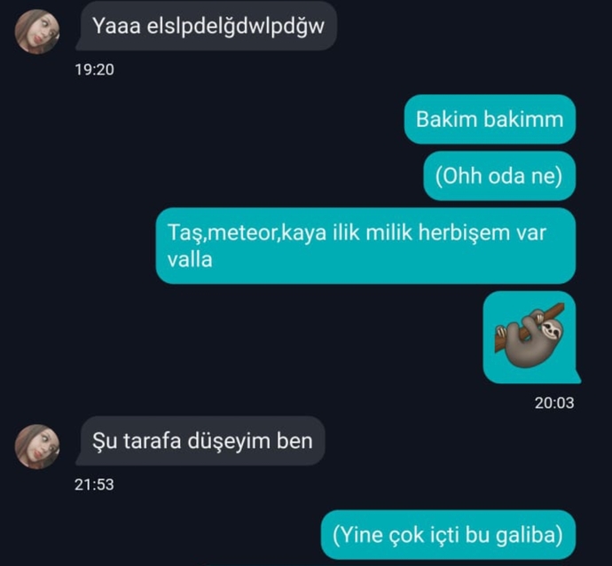 Fiziğiniz hariç ne iltifatı aldınız ya da  aldınız mı?