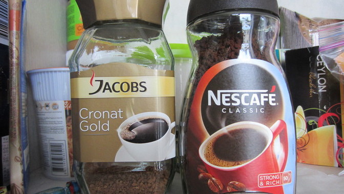 Nescafe mi, Jacobs mu?