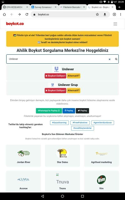 Aldığınız ürünlerin veya ürünü üreten şirketin boykot olup olmadığını nasıl öğreniyorsunuz?