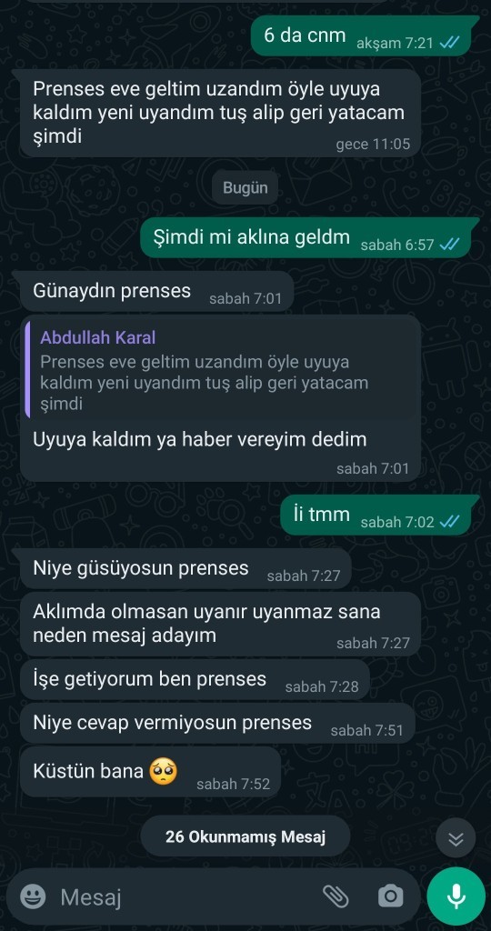 Yalan konuşuyor olabilir mi?