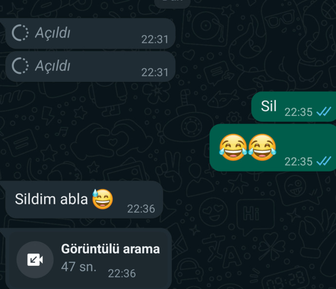 En son aldığınız hangi mesaj sizi mutlu etti?