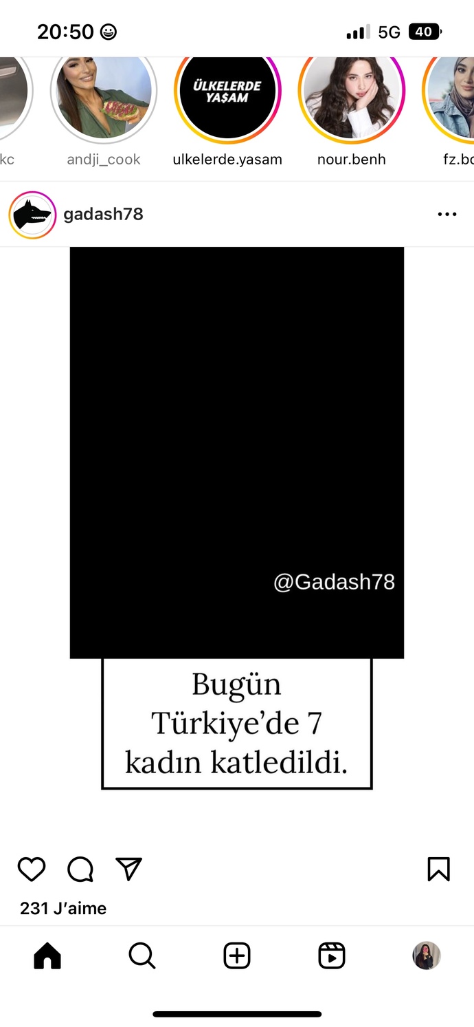 Bügün 7 kadin katledildi bu olay ile ilgili ne düşünüyorsunuz?