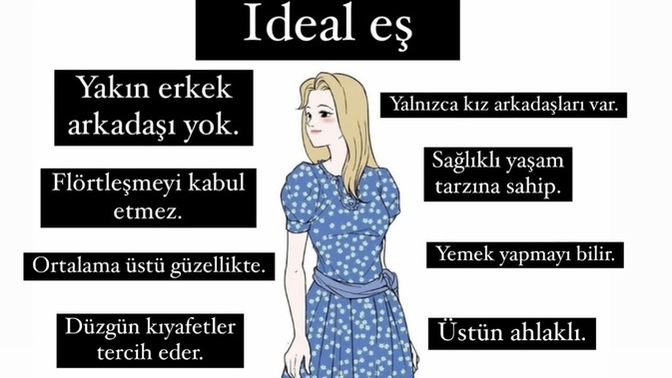 İdeal eş kriterleriniz nelerdir?
