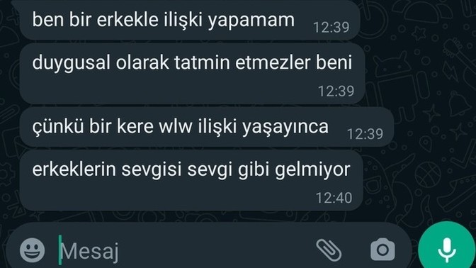 Bir kadının sevgisini tattıktan sonra erkeğin sevgisi sevgi değil mi?