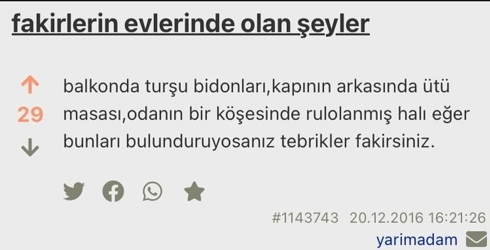 Fakir misiniz? Bunların kaçı sizin evde var?