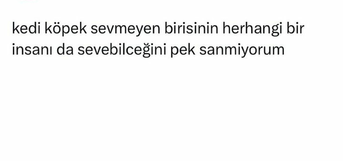 Hayvan sevmeyenden olur muuuuuuu?