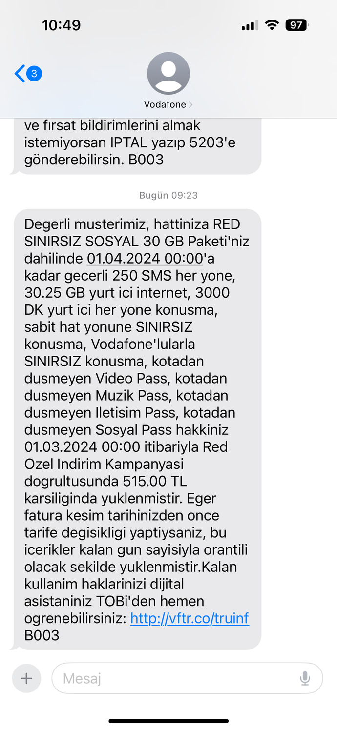 Hangi operatörden memnunsunuz?