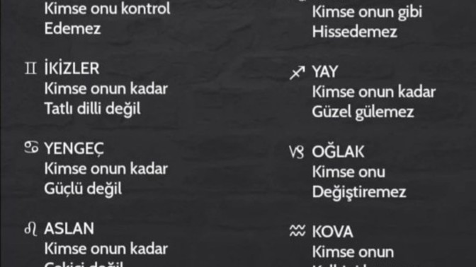 Burcunun en güzel özelliği nedir?