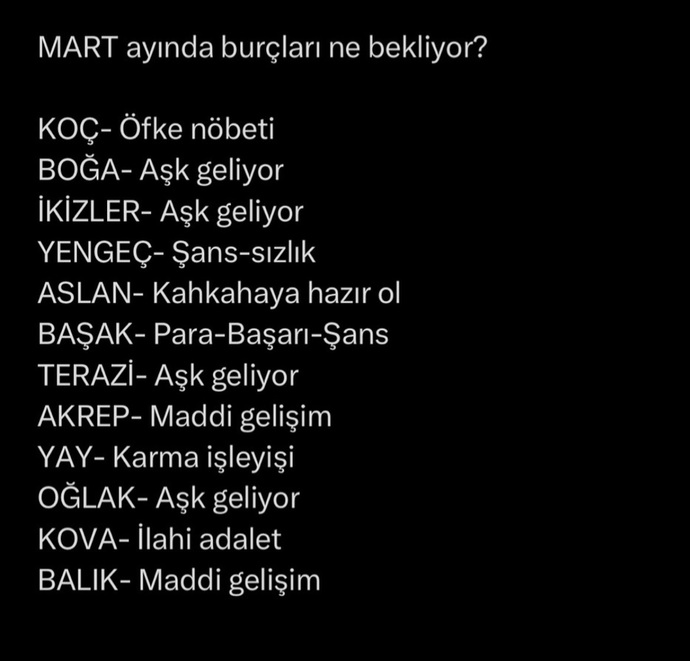 Burcunuza göre Mart ayında sizleri neler bekliyor?
