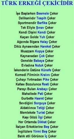 Türk erkekleri denilince aklınıza gelen ilk özellik nedir?