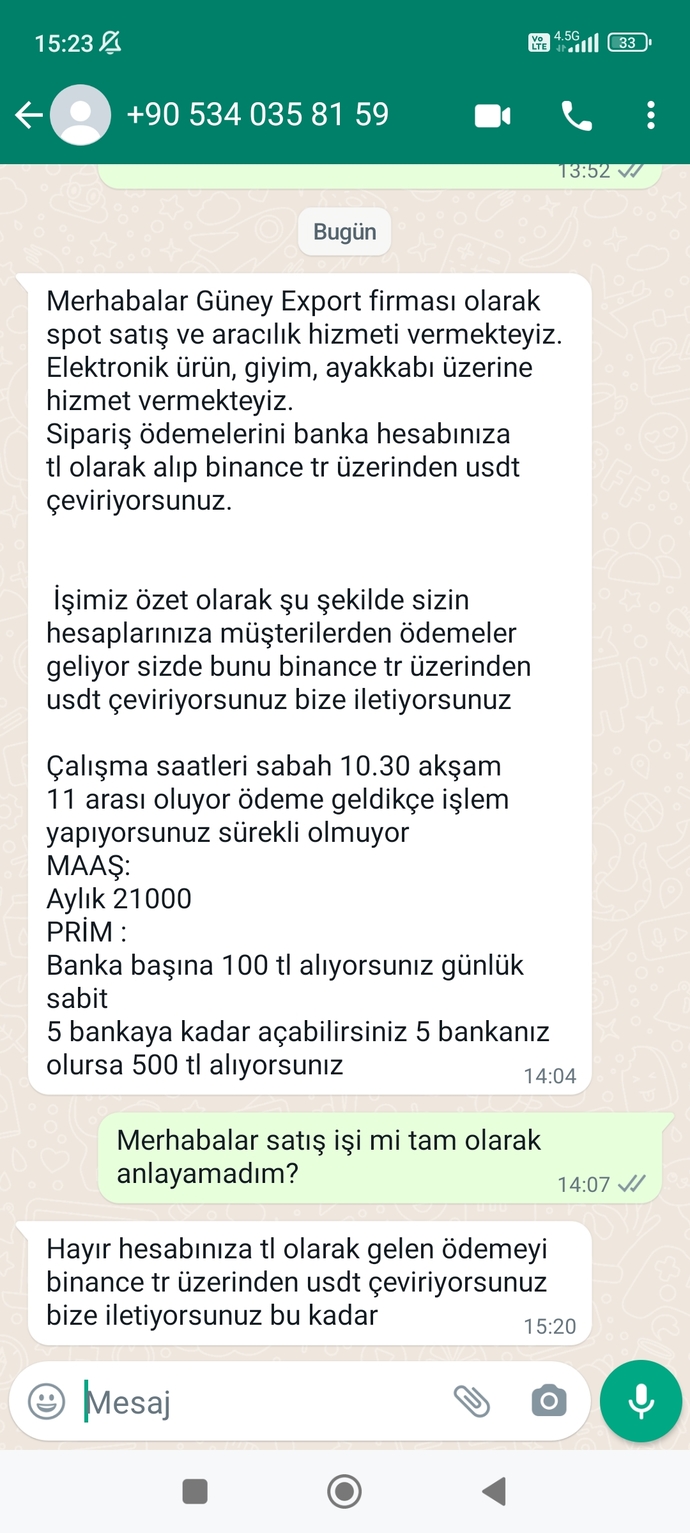 Bu mesaj ne demek?