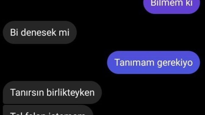 Bu ne kadar samimi bana hiç samimi gelmedi çünkü amacı nedir?