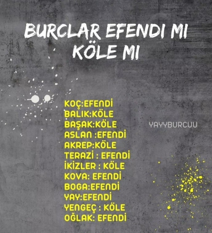 Burçlarda kimler köle, kimler efendiymiş?