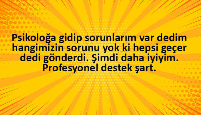Beni gülümseten iyi gelen bir şey söylemek istermisin?