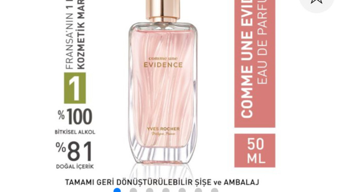 Yves Rocher Comme une Evidence parfüm güzel mi?