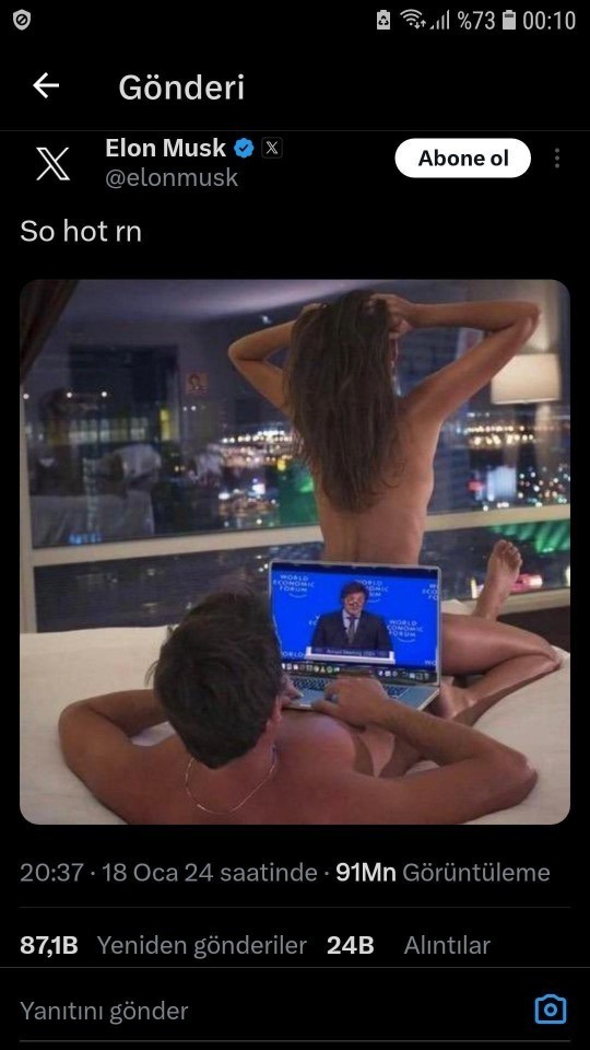 Elon Musk çok yakışıklı değilmi?
