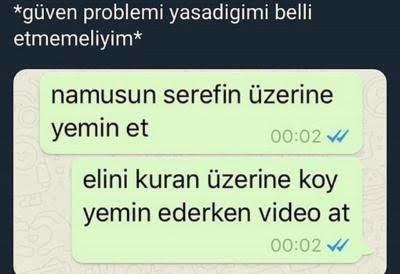 Karşı cinse güvenmekte sorun yaşıyor musun?