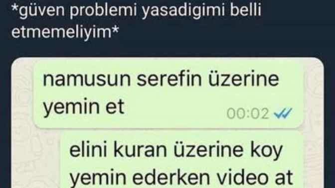 Karşı cinse güvenmekte sorun yaşıyor musun?