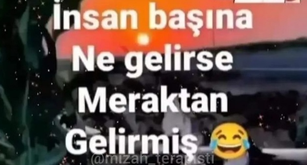 İnsanın başına ne gelirse meraktan gelirmiş sizi merak etsem başıma bir şey gelirmi acaba?