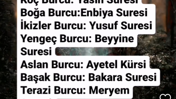 Burçlara şifa olan süreler nedir?