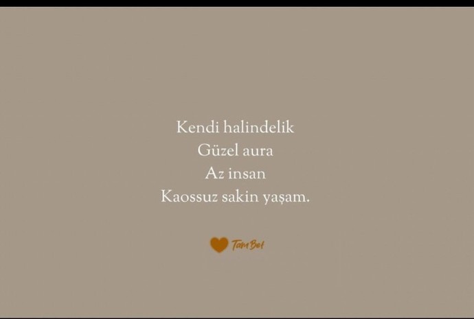 Senin için güzellik nedir?