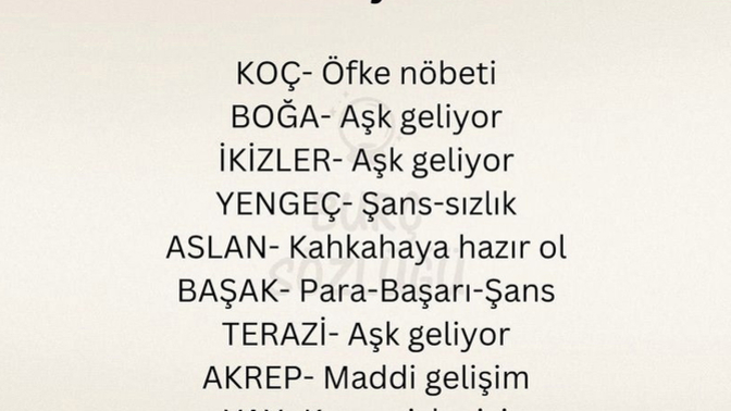 Mart  ayında burçları ne bekliyor?