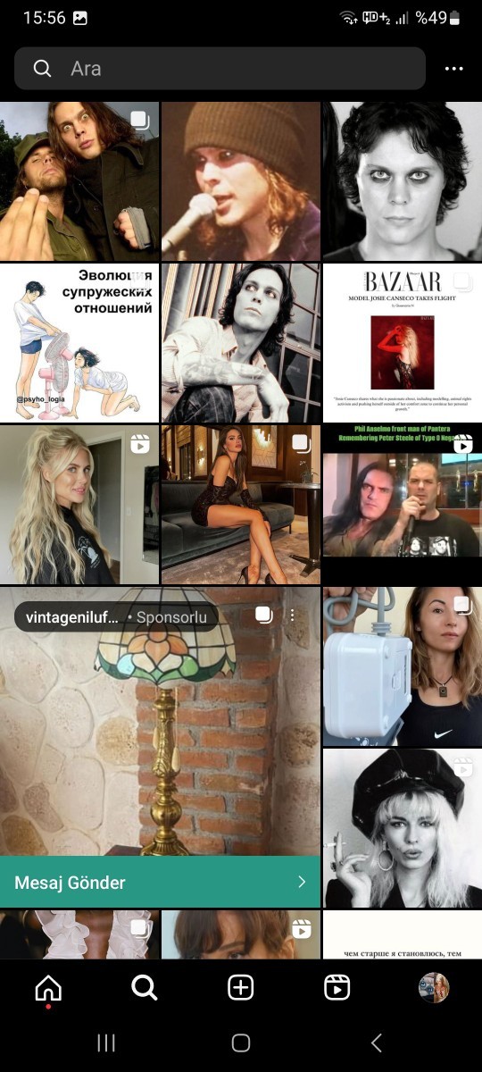Instagram keşfetinizde karşınıza ne tür içerikler çıkıyor?