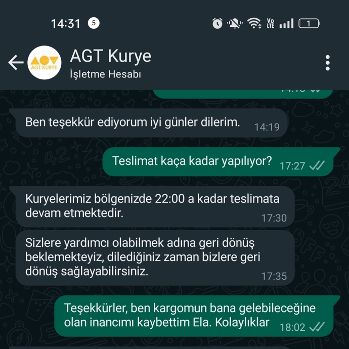 Kargonuz gelirken gözünüz yollarını izliyor mu benim gibi?