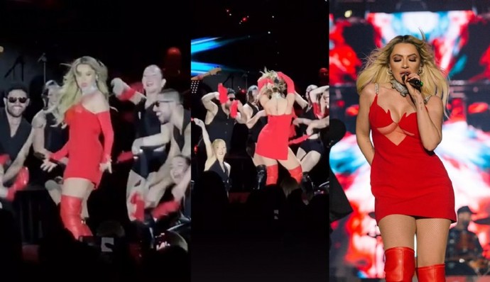 Hadise Bakü’de kırmızı elbisesi ve kalça dansı ile olay oldu. Abartılıyor mu sizce?