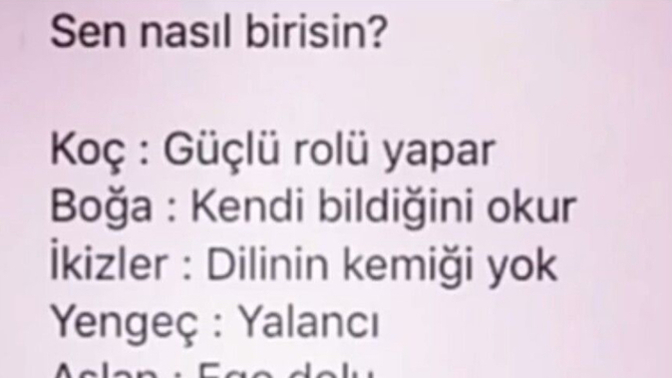 Burcuna göre nasıl birisin?