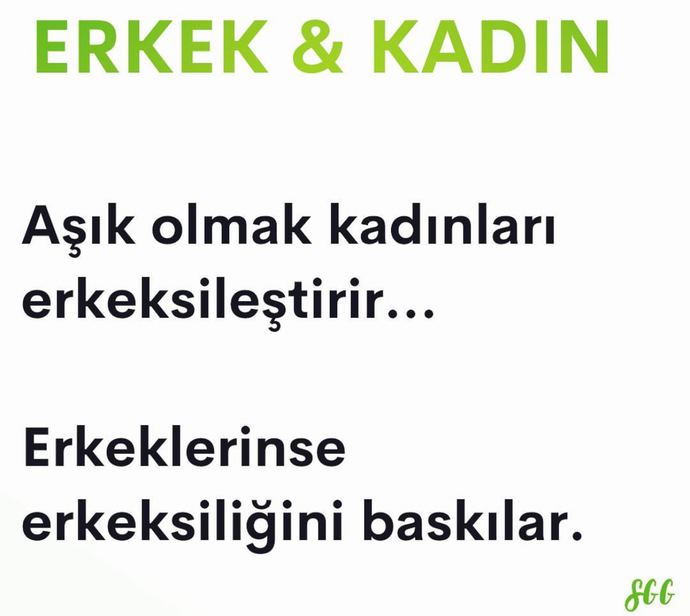 Aşk cinsiyetin doğasına mı aykırı?