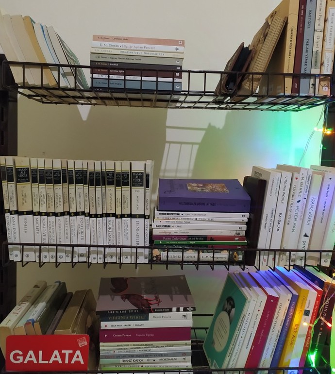 Kitaplarım nasıl gözüküyor, okudukların var mı içlerinden?