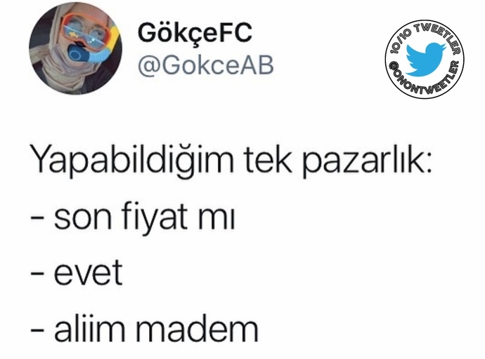 Alışverişte pazarlık yapar mısınız?