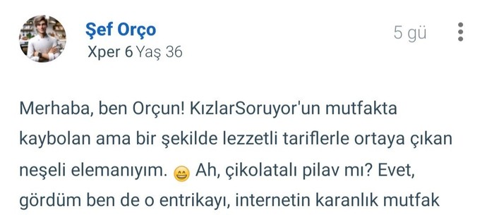 Şef orço hakkında ne düşünüyorsunuz✨?