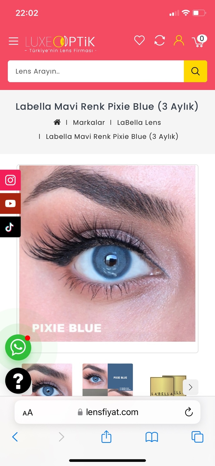 Mavi Lenste hangi renk tonu kullanılmalı sizce?