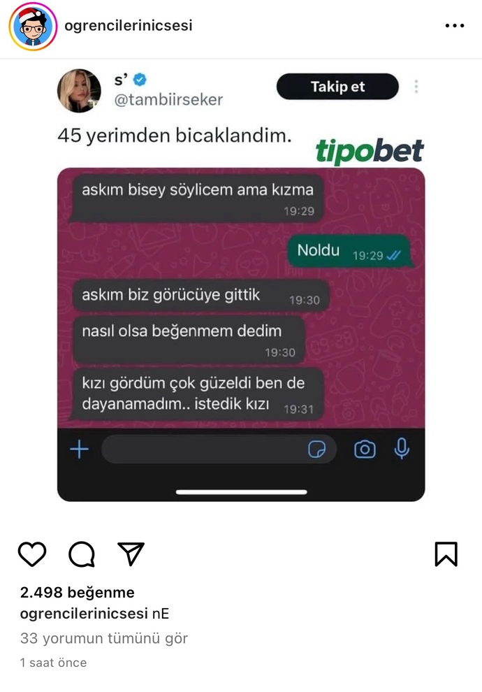 Durduk yere bunu atmış bana neden 😡😡😡?