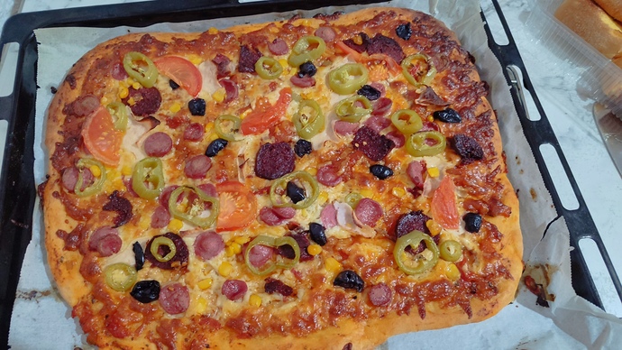 Pizza yaptım nasıl olmuş 😊?
