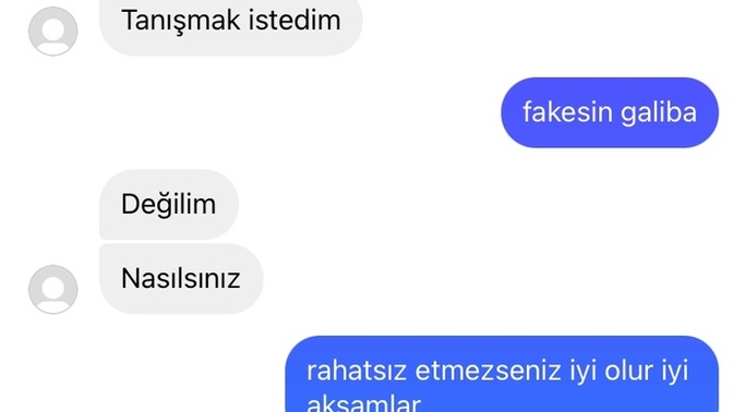 Fake bir hesap dün istek atmıştı ben de mesaj attım. Sizce bu beni tanıyan birisi midir yabancı mı gerçekten?