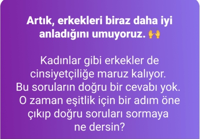Empati simülasyonu başladı! Karşı cins olsan ve bu sorular sana sorulsa ne hissederdin?
