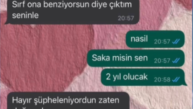 Sırf sevdiğiniz birisine benziyor diye başka birisiyle ilişki yaşadığınız oldu mu?