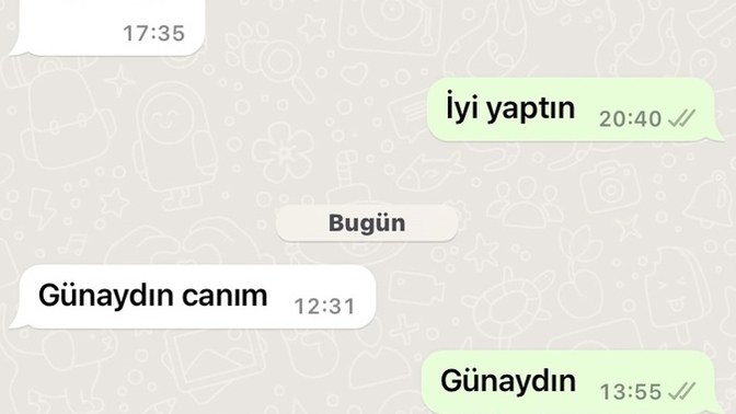 Flörtümle konuşmayı bu şekilde kestim ah mı aldım?