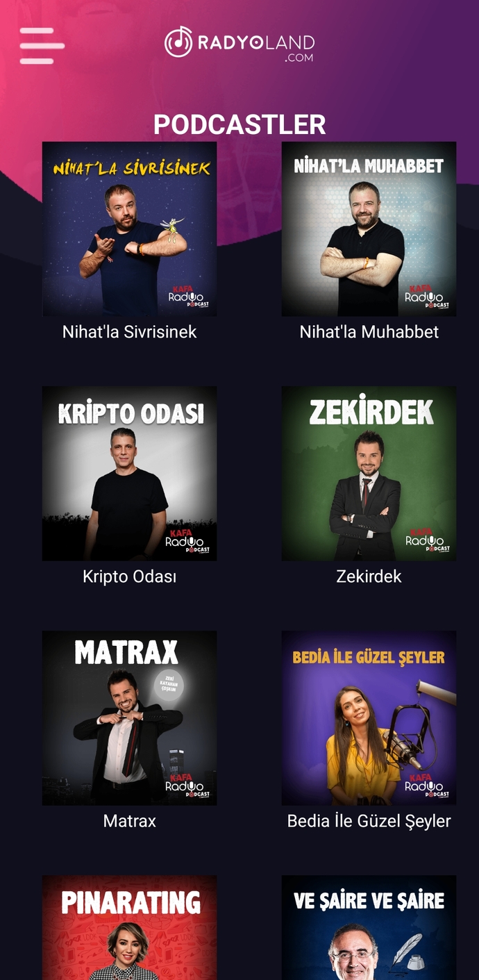 Podcast dinler misiniz?