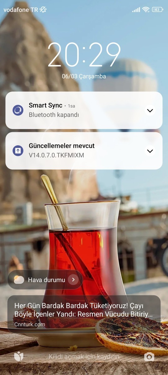 Telefonunuza en son hangi bildirim geldi?