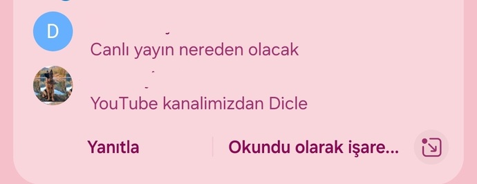 Telefonunuza en son hangi bildirim geldi?