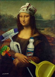 Mona Lisa hık demiş benim burnumdan düşmüş