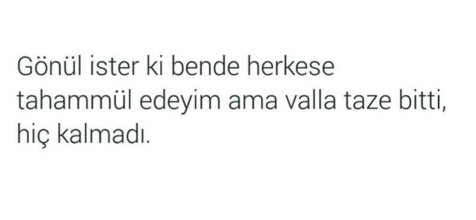 İnsanlara karşı tahammülünüz yüzde kaç?