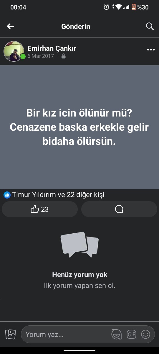 Bir kiz için ölünür mu?