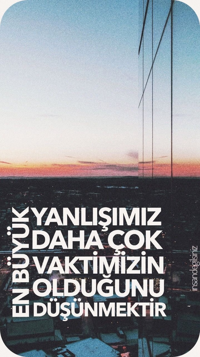 En büyük yanlışın nedir?
