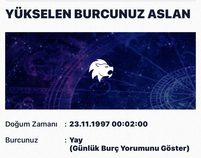 Yükselen burcunuzu biliyor musunuz?
