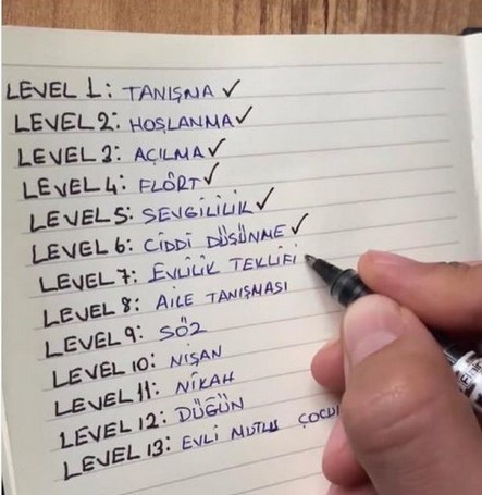 Siz kaçıncı leveldesiniz?